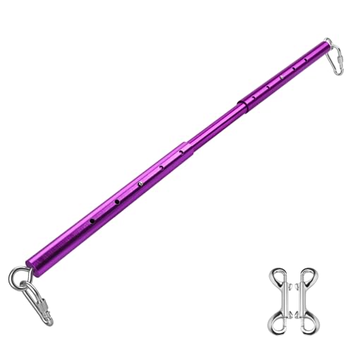 Spreader Bar Kit, Adjustable Workout Pilates Bar with Heavy Duty Exercise Stainless Steel Bar for Home Gyms Tools.