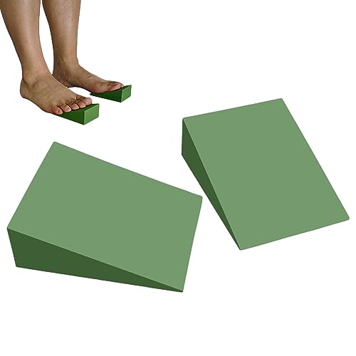 Yoga Foam Wedge, Professional Height Wedge Yoga Prop, Portable Foam Yoga Wedge Stretching Equipment, Supportive Yoga Block, Back Support Foam Incline Slant Board For Leg, Calf, Ankle And Foot Stretchi