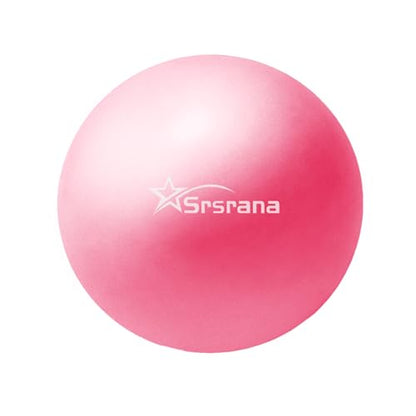 9 Inch Pilates Ball, Mini Exercise Ball for Yoga, Barre & Fitness Training - color: 1Pink
