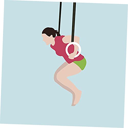 Solid Gymnastic Rings for Home Workout Ring Full Body Strength and Training