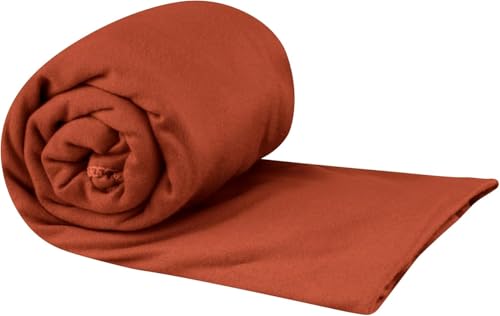 Sea to Summit Portable Pocket Towel for Camping, Gym, and Travel - color: Picante, style: Medium