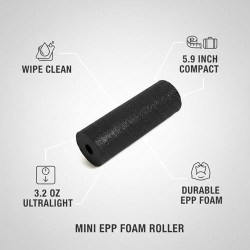 Mini EPP Foam Roller, Compact Travel Cylinder for Exercise and Stretching (1 PC)