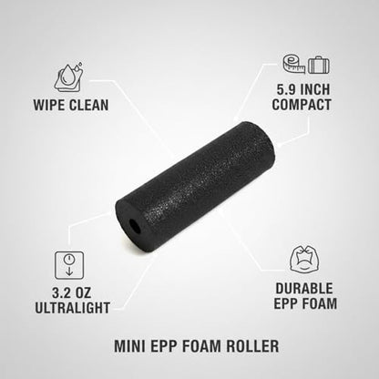 Mini EPP Foam Roller, Compact Travel Cylinder for Exercise and Stretching (1 PC)