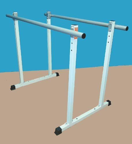 Titan Gymnastics Parallel Bar, (2) Adjustable Heights & (3) Adjustable Widths, with 2” Dia Parallel Bars – Made in The USA.