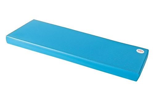 Airex Balance Pad Foam Board Stability Cushion Exercise Trainer for Balance, Stretching, Physical Therapy, Mobility, Rehabilitation and Core Strength Training 16 x 40 x 2.5, Blue - style: X-Large