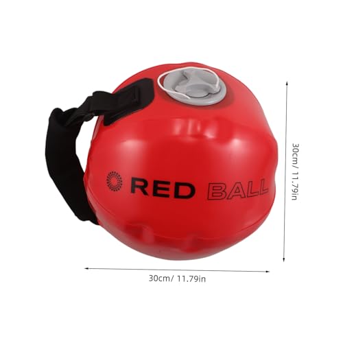 Toyvian Portable Workout Sandbag Kettlebell with Handle 11.8"x11.8" for Home Gym and Indoor Exercise, Easy Fillable Water Weight Bag with Pvc and Cloth Material for Shoulder and Softball