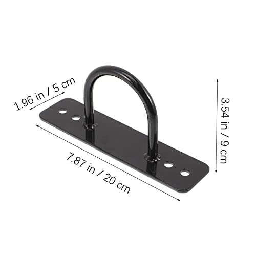 STOBAZA 2Pcs Rope Anchor Wall Mount for Gymnastics Battle Rope Yoga Equipment Fixing Hook for Indoor Outdoor Fitness Training