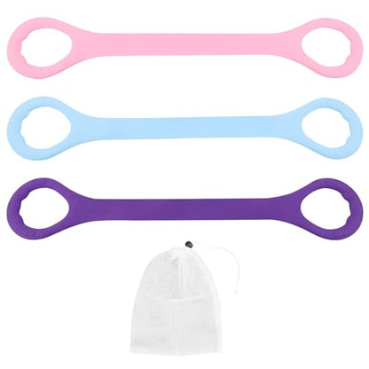 Figure 8 Fitness Resistance Band, 3pcs Arm Back Shoulder Exercise Bands Training Elastic Ropes for Working Out, Exercise Equipment for Physical Therapy,Yoga,Pilates, Stretching