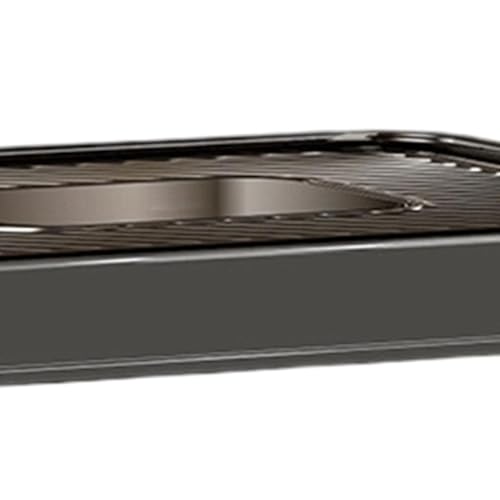 Multi-Tier Prep Tray Rack Foldable Space Saving 3 Tier - color: Black
