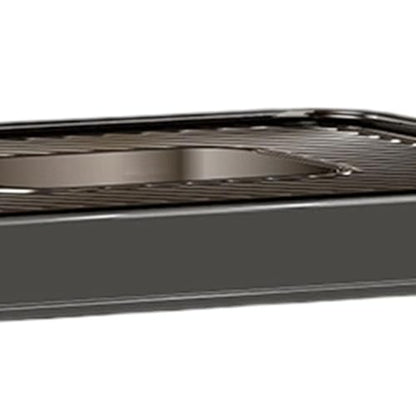 Multi-Tier Prep Tray Rack Foldable Space Saving 3 Tier - color: Black