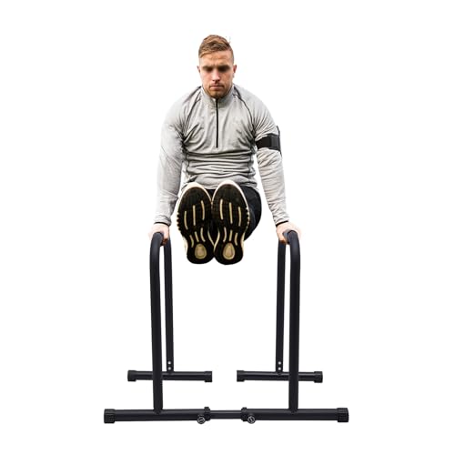 Dip Bar, Adjustable Parallel Bars for Home Workout, Adjustable Dip Stand Station Home Heavy Duty Dip Station