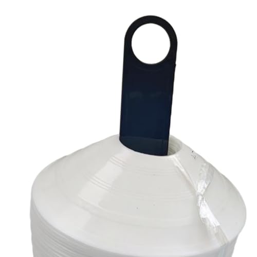 50 Pack Soccer Training Cones - Assorted Colors, White