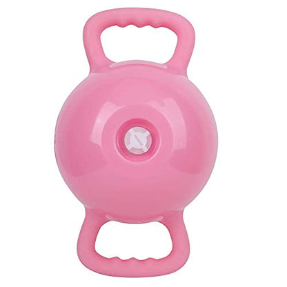 Water Filled Kettlebells, Adjustable Weight Fitness Equipment, Eco-Friendly PVC Kettlebell with Non-Slip Handle for Home Yoga Pilates Full Body Workout, 1.2–12 lb (Pink)