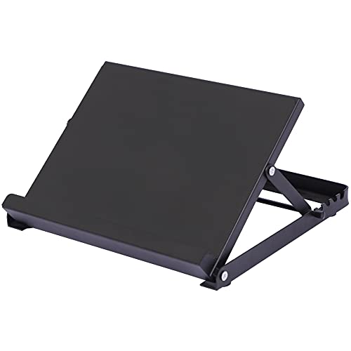 Steel Calf Stretcher,Portable Slant Board,Adjustable Ankle Incline Board and Stretch Board with Full Non-Slip Surface,5 Positions,16”x14