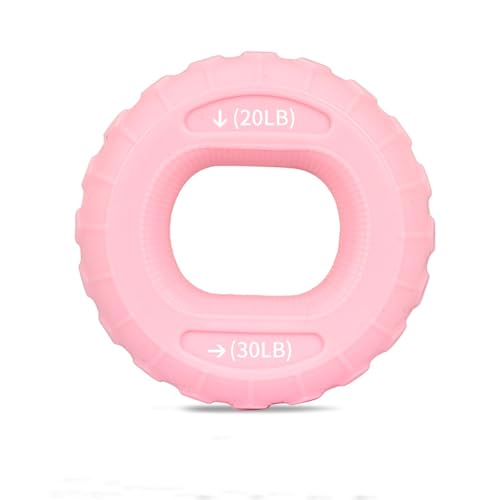5pcs silicone grip ring, grip device, fitness rubber ring, hand strength and palm flexibility workout equipment set
