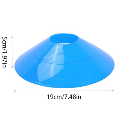Soccer Cones for Training, Portable Stackable Multifunctional Equipment - Soccer Cones with Holder,for Football Basketball Baseball Training Practice Drills Workout