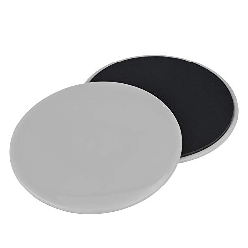 Core Slider, Gliding Discs, 2PCS Exercise Sliders, Full Body Workout for Home Gym, Yoga, Balance Training, Compact and Lightweight Exercise - color: Gray