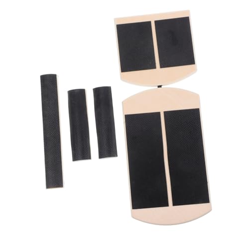 STOBAZA Wooden Calf Stretch Board for Dancers Balance Trainer for One-legged Exercises Portable Foot Strengthener and Ankle Stability Device for Home Gym Use