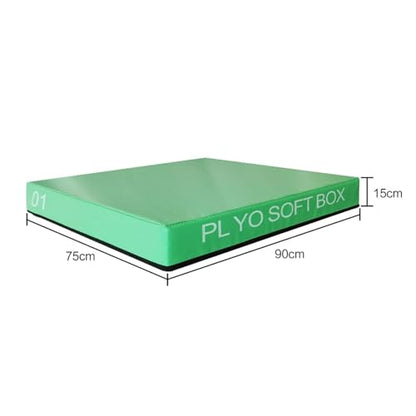 LICOME Jump Box Soft Foam Enhanced Jump Box Training Box Stackable Box Jump, Used for Jump Training, Pressure Training and Physical Training，Suitable for Home Gym Exercise
