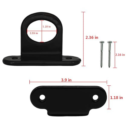 Resistance Band Wall Anchor (3PCS), Wall Mount Hooks for Home Workouts, Yoga, Gym, Stretch Straps & Suspension Trainers
