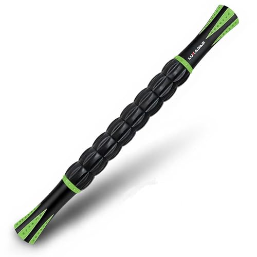 Post Liposuction Massager Stick, Lymphatic Drainage Massager, Post Lipo Surgery, Quality Material, Ridges & Grooves, Post-Op Recovery, Leg Cramps, Ideal Liposuction Recovery Supplies, Luxadar (Green)