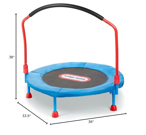 Little Tikes Easy Store 3' Trampoline For unisex-children, 36.00 L x 36.00 W x 33.50 H Inches