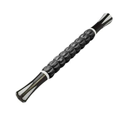 NuRich Muscle Roller Stick – 9-Roller Deep Tissue Massage Stick for Athletes – Trigger Point & Myofascial Release Tool for Legs, Calves & Back – 17.5 in Physical Therapy & Recovery Roller