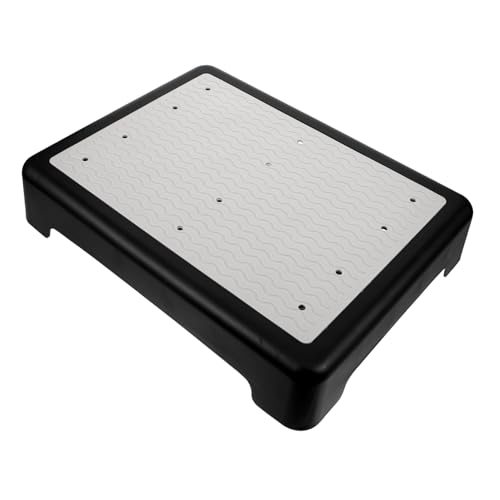Non-Slip Step Stool for Seniors Lightweight Plastic Step Platform Anti-Skid Design for Enhanced Safety Versatile Indoor Outdoor Use Stackable Footstool for Easy Storage
