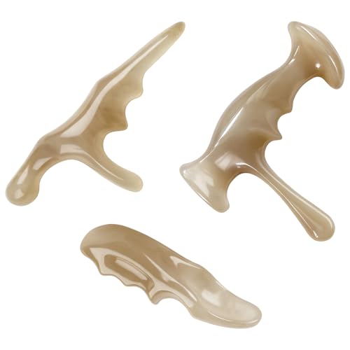 Manual Trigger Point Massage Tool Thumb Saver Deep Tissue Massage 3Pcs Set for Whole Body, Knot and Stress Relief Muscle Relaxation - color: 3pcs
