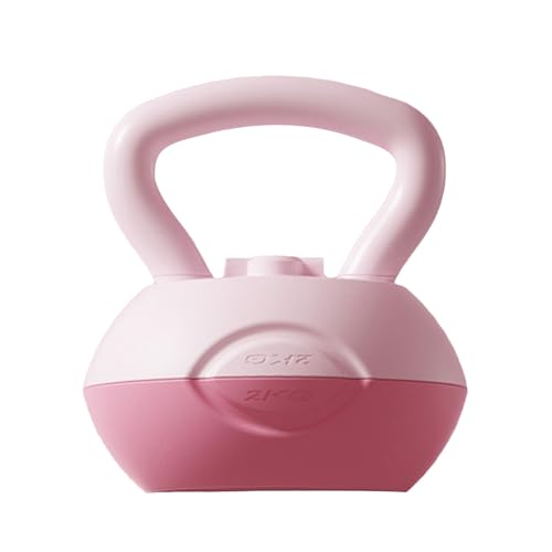 Kettle Bell - Grip Strength Adjustable Weight Tool, Soft Kettlebell | Coated Training Equipment, Ergonomic Handle, Compact Fitness Gear | Home Workouts Muscle Building Conditioning Men Women - color: 4kg