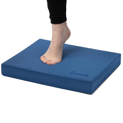 StrongTek Professional Foam Exercise Balance Pad - 15.8" x 13" x 2", High-Density TPE Foam Knee Pad, Non-Slip & Water-Resistant, for Balance Training, Physical Therapy, Yoga, and More