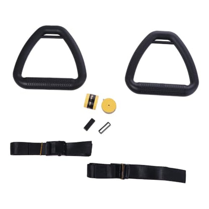 Gymnastic Rings Adjustable Strap Non-Slip Strength Training Ring Home Exercise Pull-up Handle Rings Gym Accessories(1M)