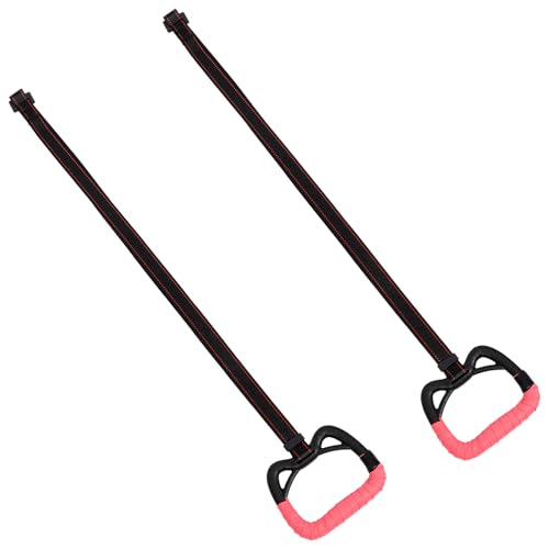 Gymnastic Rings Set with Adjustable Straps, Professional Pull-up Training Device for Home Fitness and Indoor Bodyweight Exercise