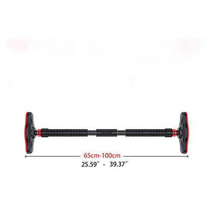 Door Way Pull Up Bar, Door Exercise Bar No Screw Installation, Doorway Pull up Bar,Workout Bar with 25.59"-39.37" Adjustable Width Fitness Equipment