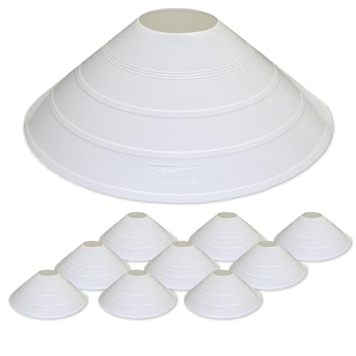 AGORA 4" Practice Disc Cones - Set of 10 - color: White