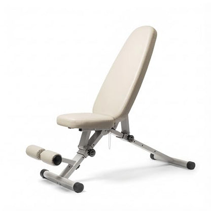WeGym Workout Bench, Adjustable and Collapsible for Home Gym Training - color: Sandstone