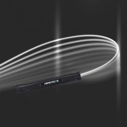 Adjustable Jump Rope – 5mm PVC Skipping Rope with Unbreakable Handles, Non-Kinking, Includes 1 Spare Rope for Indoor & Outdoor Fitness Training for Men, Women