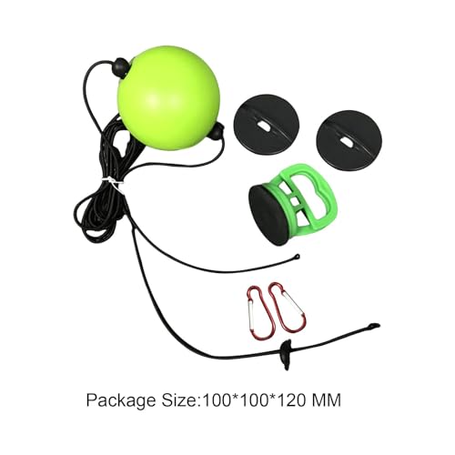 kowaku Double End Punching Ball, PU Reflex Speed Ball for Boxing Agility Training, with Suction Cup and Sticky Disc Mount