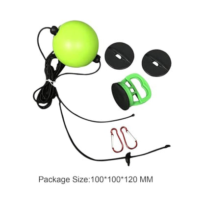 kowaku Double End Punching Ball, PU Reflex Speed Ball for Boxing Agility Training, with Suction Cup and Sticky Disc Mount
