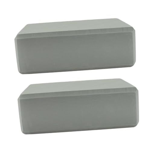 Zerodeko 2 PCS Anti-skid EVA Yoga Blocks High-density Rectangular Exercise Bricks for Beginners and Injury Support Non-slip Cushions for Home and Studio Yoga Accessories