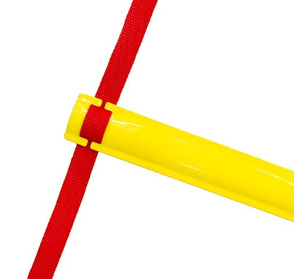 Tandem Sport Agility Ladder - Workout Ladder for Quick Feet, High Knee, or Lateral Quickness Drills - 10-Rung Adjustable Agility Ladder for Speed and Balance Training - Speed Ladder for Footwork