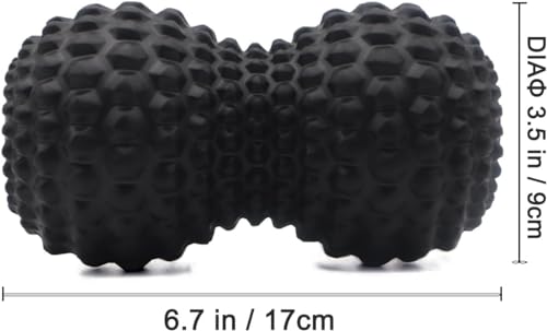 Peanut Massage Ball for Deep Tissue, Trigger Point Therapy - color: Gray