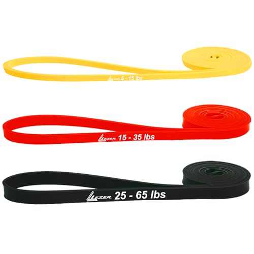 Resistance Bands - Pull Up Bands for Home Gym Fitness, Stretching, Physical Therapy & Training - Includes Instruction - color: 07 - 3 Colors - Light sets