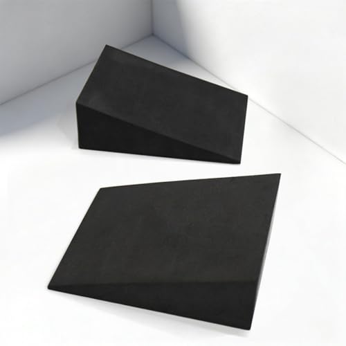 Colaxi 2x Squat Wedge Block Slant Board Heel Elevated Lightweight Nonslip Calf Stretcher Foot Incline Board for Balance Home Gym
