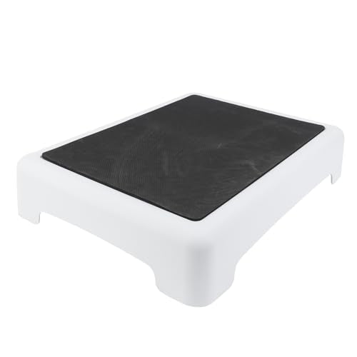 Bath Shower Step Stool Non Slip Platform, Portable Riser with Anti Slip Mat for Bathroom, Bathtub Car, Lightweight, Sturdy Plastic Construction