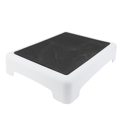 Bath Shower Step Stool Non Slip Platform, Portable Riser with Anti Slip Mat for Bathroom, Bathtub Car, Lightweight, Sturdy Plastic Construction