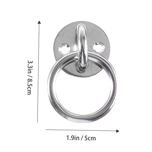 1Set Suspension Trainer Bracket Durable Fixed Disk Anchor for Yoga Swings Gymnastic Rings Suspension Straps Easy Install Wall Ceiling Mount Heavy Duty
