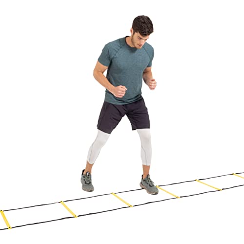 ProsourceFit Speed Agility Ladder 8, 12 and 20 Rung for Speed Training and Sports Agility Workouts with Free Carrying Bag