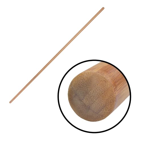 BambooMN Sturdy Bamboo Stick for Fitness, Yoga, Physical Rehabilitation. 1",1.1",1.18" & 1.375" Diameters. Available in Bulk Quantities | Sturdy, For Fitness, Yoga, Physical Rehabilitation, Available in Bulk Quantities - color: 72" x 1.37", size: 1 Stick