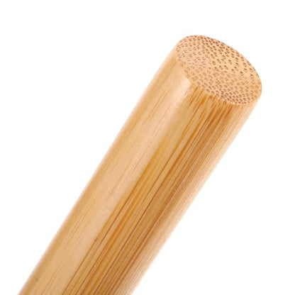 Artibetter Chinese Wood Massage Stick for Neck and Shoulder, 30cm X 1.5cm Wooden Roller Stick for Full Body Therapy, Mobility Training and Muscle Relief at Home